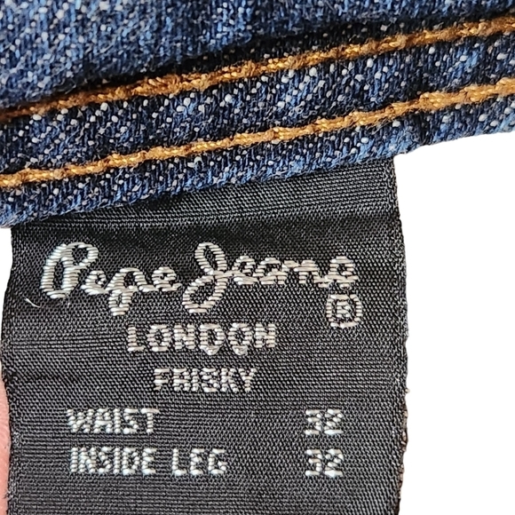 Pepe jeans London Original Frisky blue low-rise skinny denim Jean pants - Picture 6 of 11